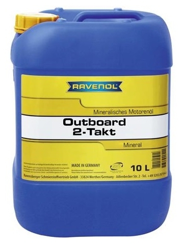 Масло Ravenol Outboard 2T Mineral 10л 