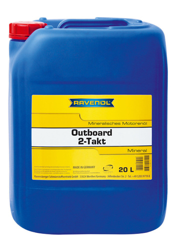 Масло Ravenol Outboard 2T Mineral 20л