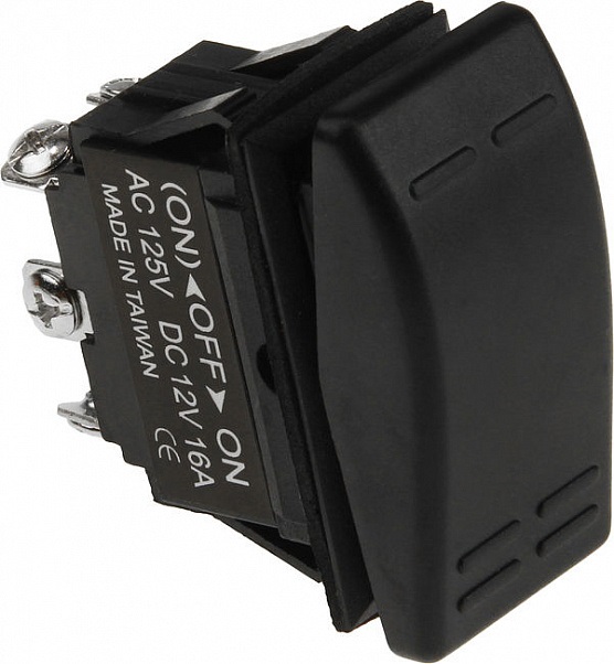 Переключатель двухпозиционный ON-ON 12B/16A 6P