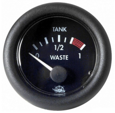 Указатель уровня фикалий, черный