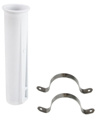 Подставка под удочку белая с кронштейнами в комплекте 009849