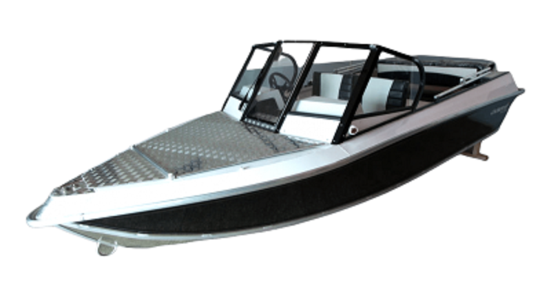 Лодка алюминиевая Салют Pro 430 BowRider-Br